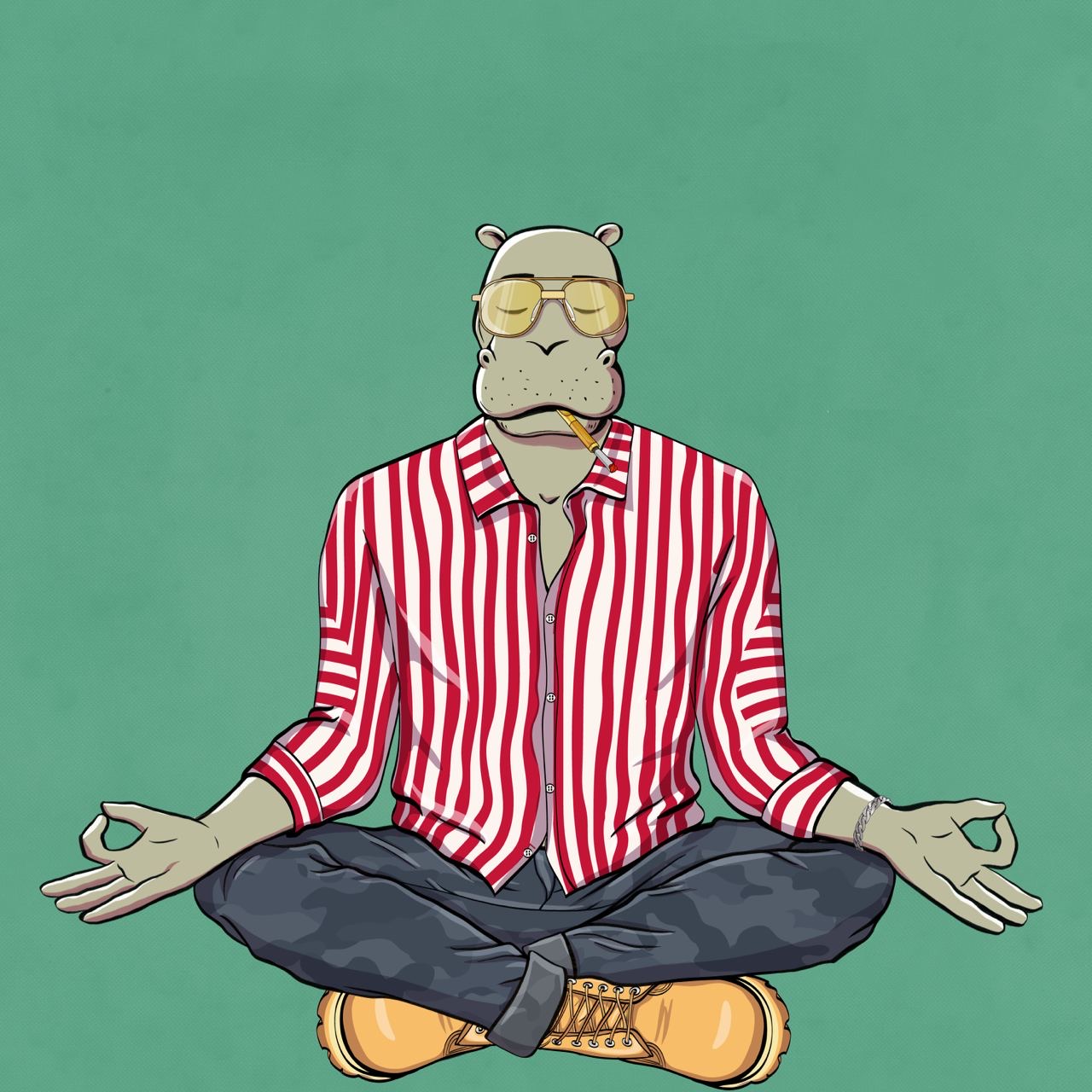 Sober Hippo NFT #01
