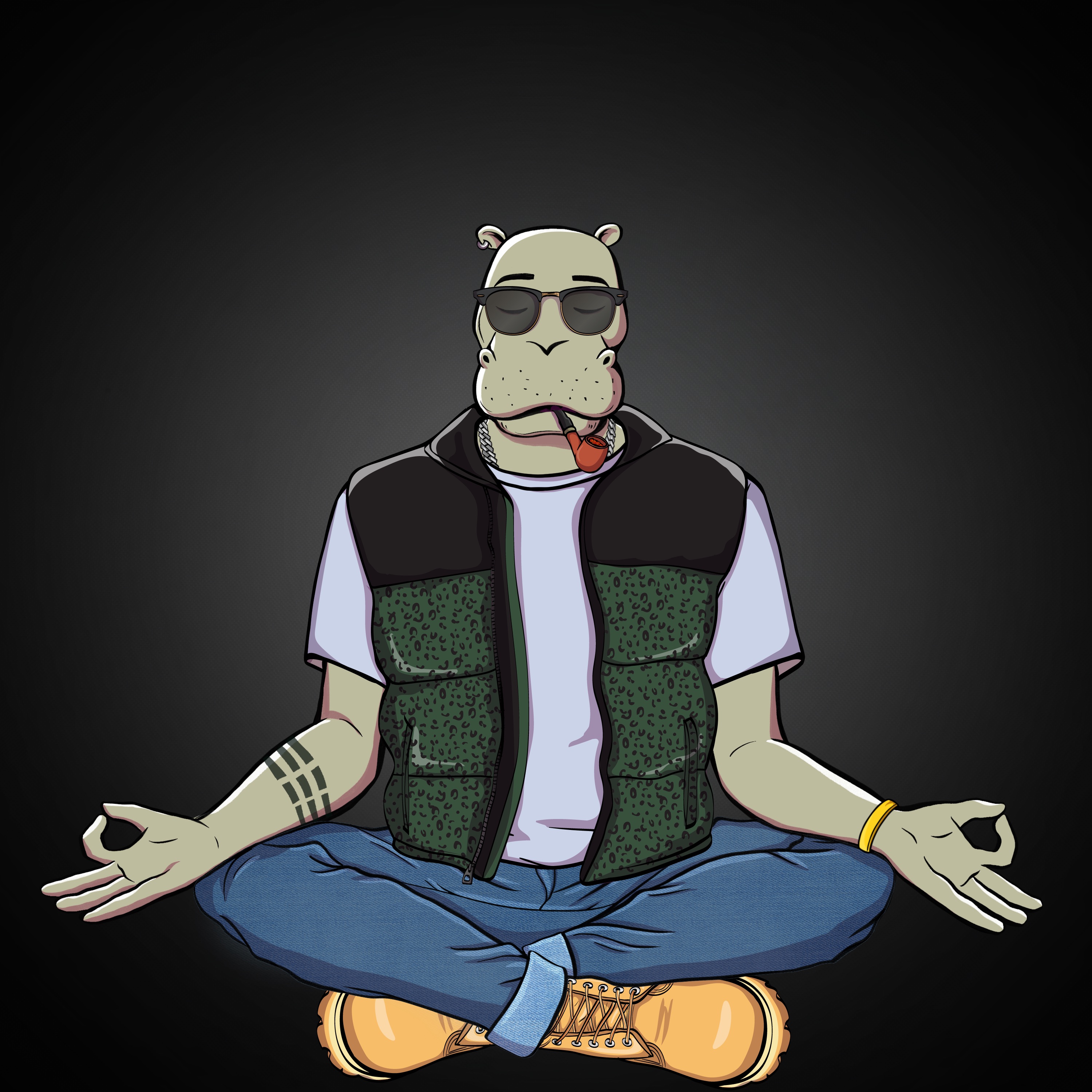 Sober Hippo NFT #04